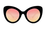 Quay Screamin Diva Sunglasses / Black/Rose Mirror