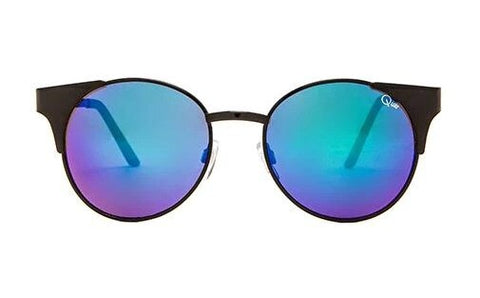 Quay Asha Sunglasses / Gunmetal/Blue Mirror